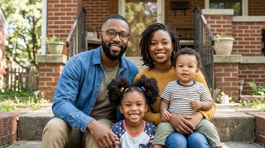 The Carter demo family photo
